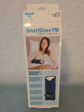 SmartGlove PM Carpal Tunnel Night Brace - Navy Blue